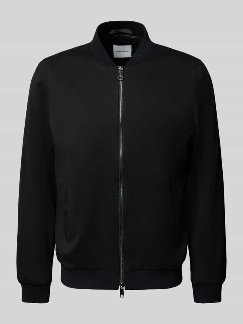 Kurtka bomber z dwukierunkowym zamkiem błyskawicznym