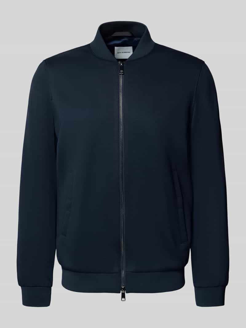 Kurtka bomber z dwukierunkowym zamkiem błyskawicznym