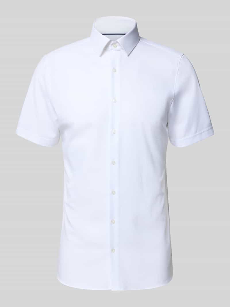 Koszula biznesowa w krótkim rękawie, krój slim fit, model 'Modern'