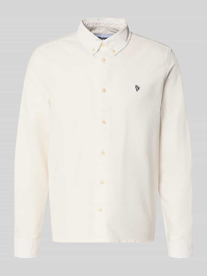 Koszula casualowa o kroju regular fit z kołnierzykiem typu button down