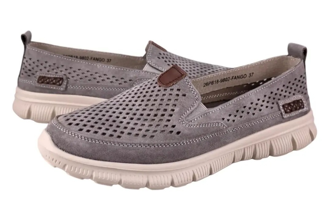 Skórzane półbuty damskie Evento 26PB18-9802 brąz