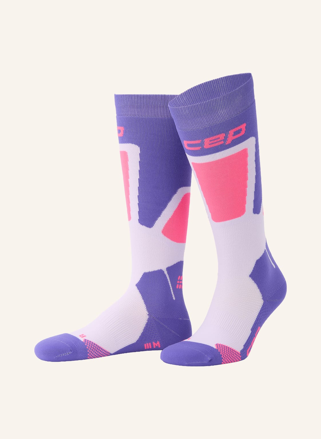 Cep Skarpety Narciarskie Ski Thermo Tall lila