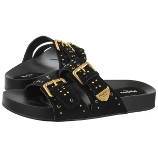 Klapki Agnes Studs W Black PLS900008 999 (PE123-a) Pepe Jeans