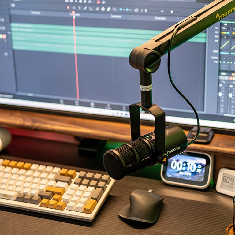Maono PD400X Czarny Mikrofon do podcastów MAO-PD400X