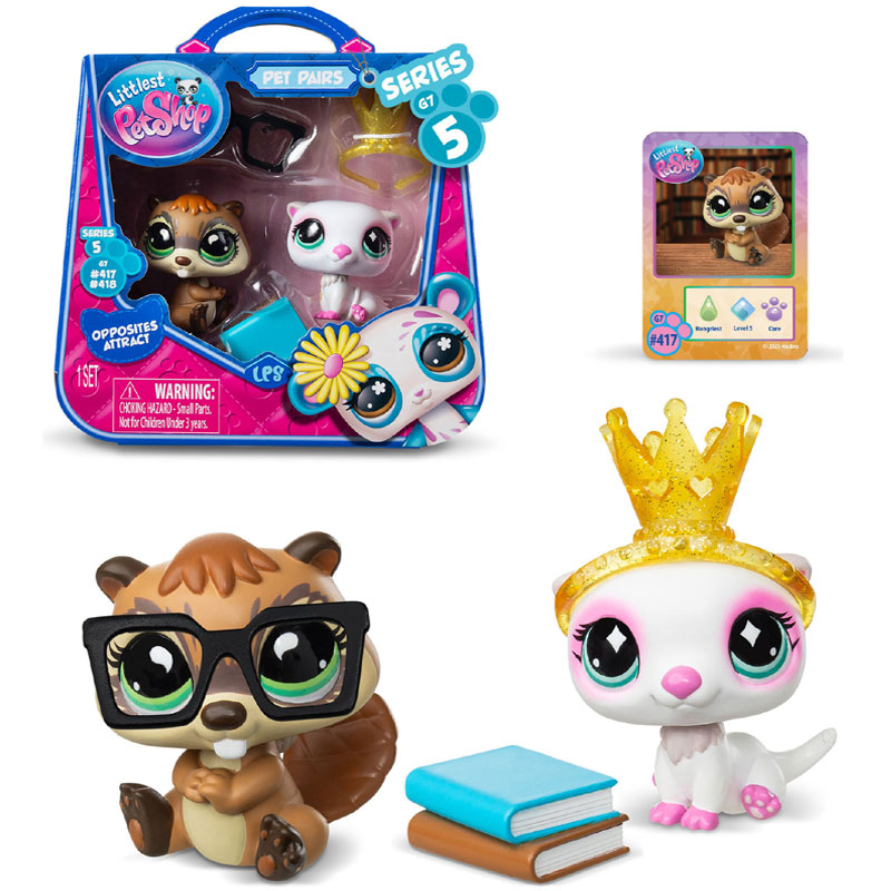 Littlest Pet Shop seria 5 Book & Bling 2-pak #417 i #418 10442