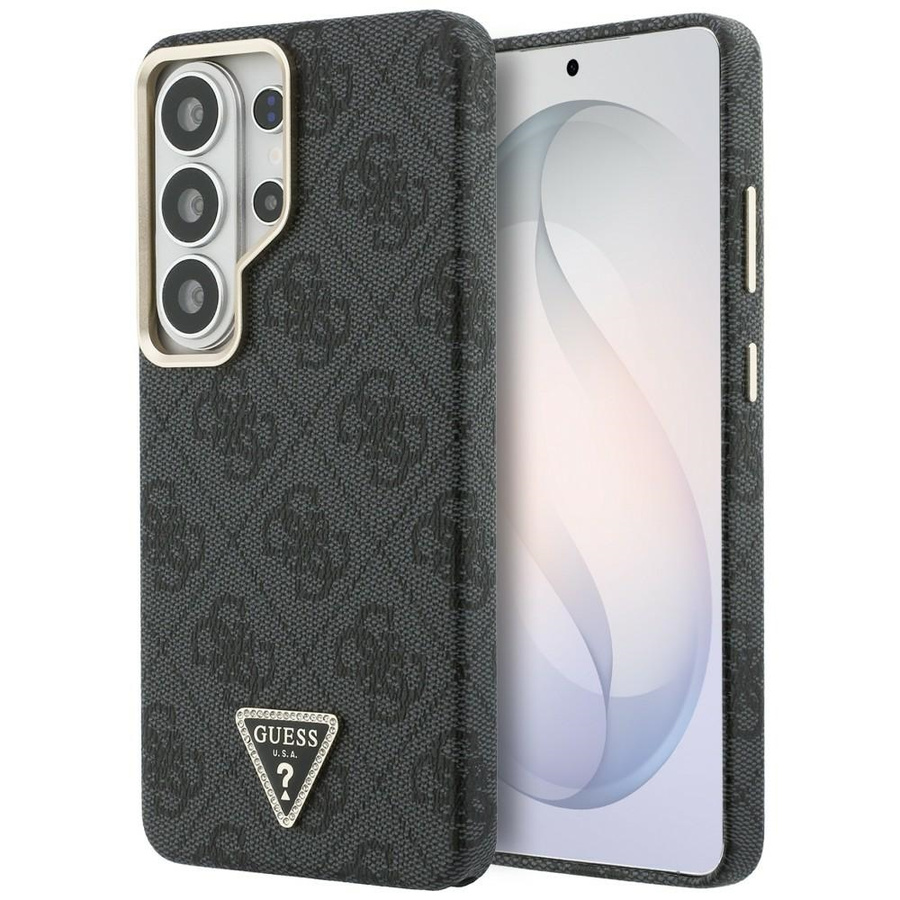 Etui Guess 4G Triangle Logo MagSafe do Samsung Galaxy S26 Ultra czarny