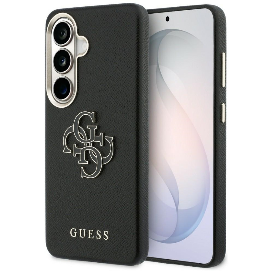 Etui Guess Grained Big 4G Metal Logo do Samsung Galaxy S26 czarny
