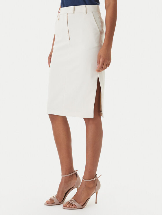 Fracomina Spódnica midi FR26SG2012W42901 Brązowy Regular Fit