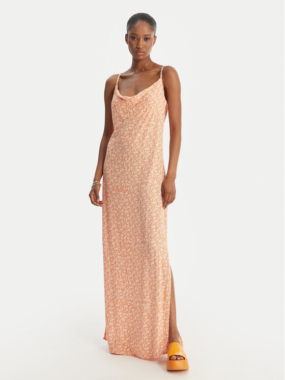 Roxy Sukienka letnia Semi Tropic ERJWD03912 Pomarańczowy Regular Fit