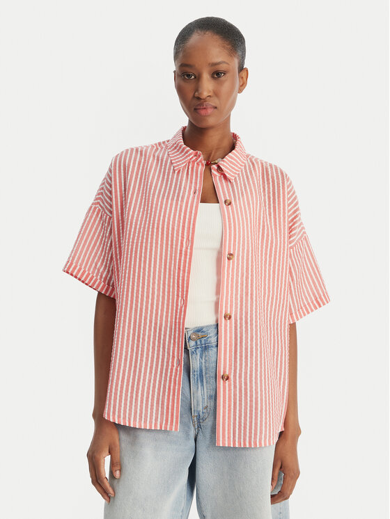 Roxy Koszula Beachy Nostalgia ERJWT03738 Różowy Relaxed Fit