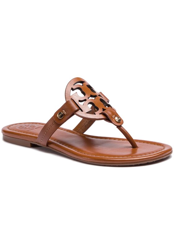 Tory Burch Japonki Miller 50008694 Brązowy