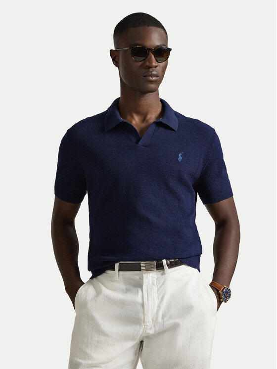 Polo Ralph Lauren Polo 710B13891004 Granatowy Regular Fit