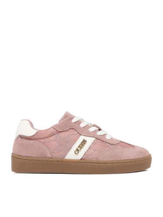 Guess Sneakersy CEO-AVO-LACE Różowy