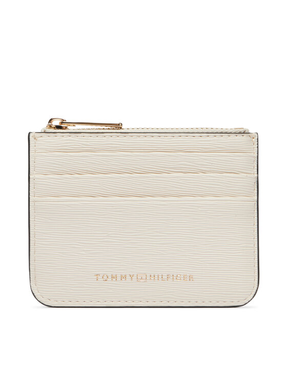 Tommy Hilfiger Etui na karty kredytowe Th Modern Cc Holder AW0AW18486 Beżowy