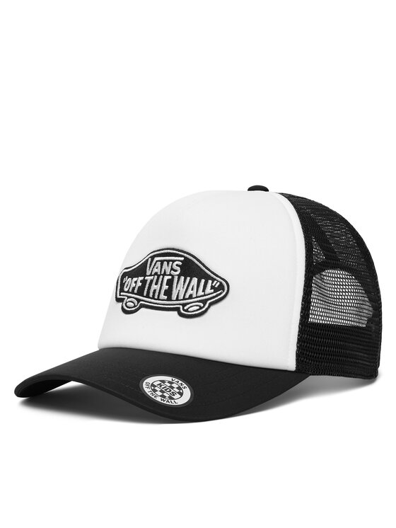 Vans Czapka z daszkiem Classic Patch Curved Bill Trucker VN000EY0Y281 Biały