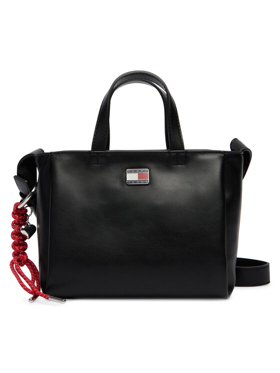 Tommy Jeans Torebka Tjw City Charm Mini Tote AW0AW18580 Czarny