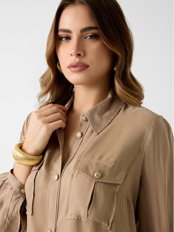 Guess Top 181460 Beżowy Classic Fit
