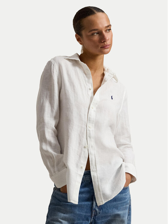 Polo Ralph Lauren Koszula 211970730518 Biały Classic Fit
