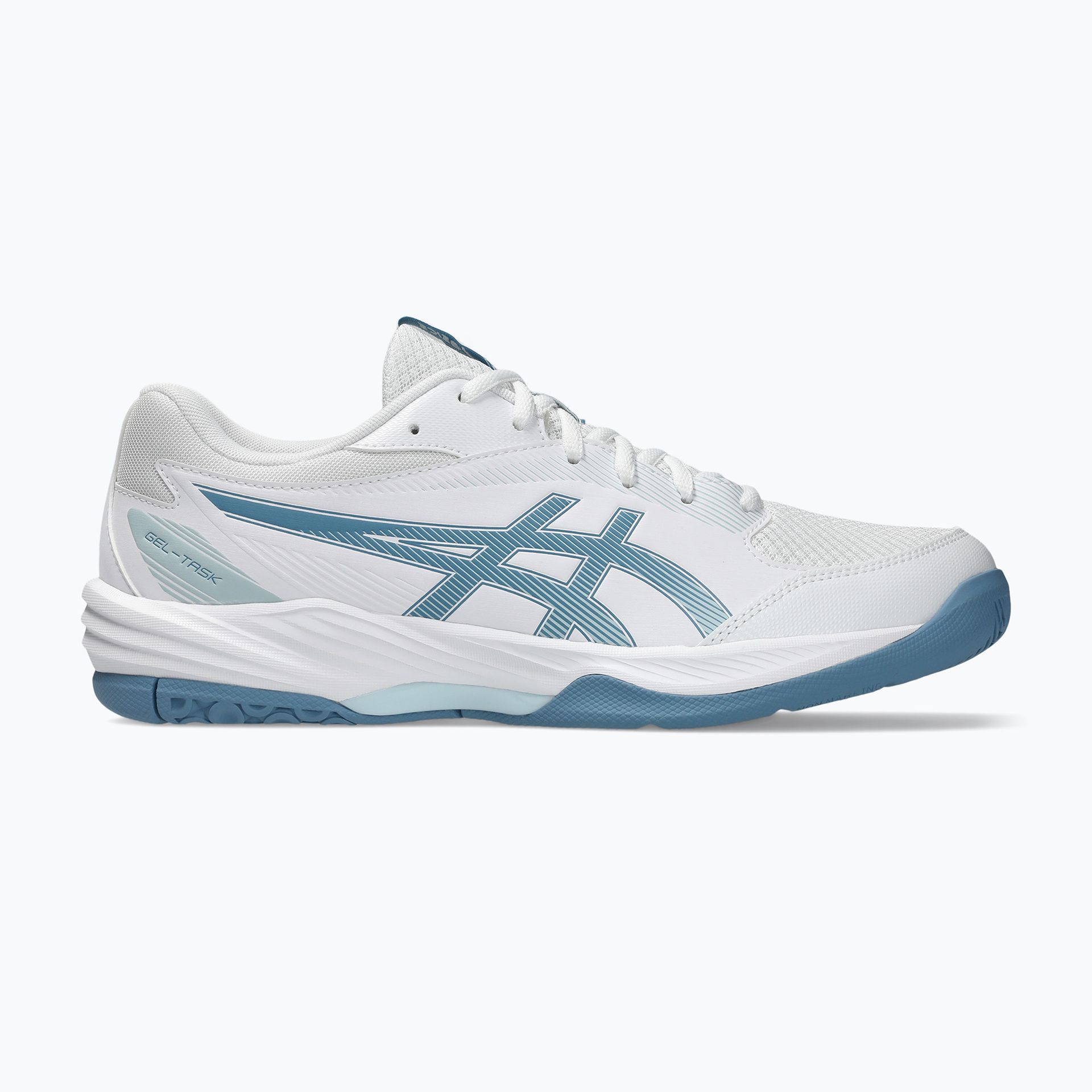 Buty męskie ASICS Gel-Task 4 white/saba blue WYSYŁKA W 24H 30 DNI NA ZWROT
