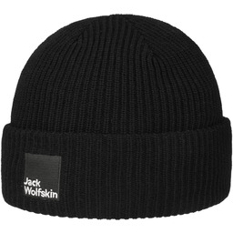 Czapka Beanie Pergamon Polylana by Jack Wolfskin, czarny, L (58-59 cm)