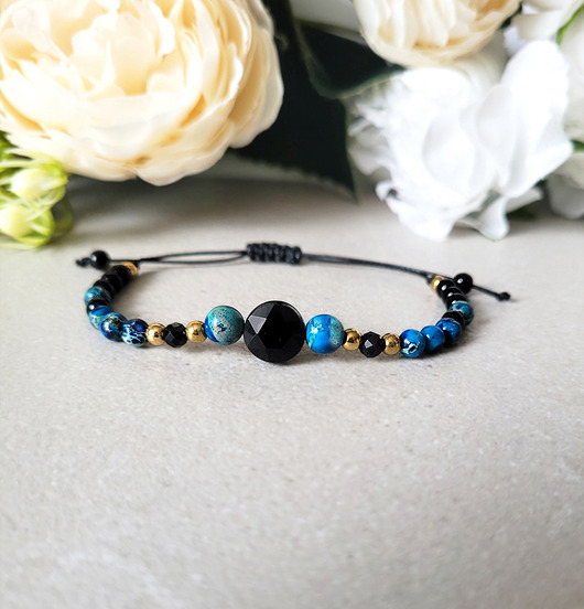 SKORPION- z Turmalinem Zodiakalna bransoletka