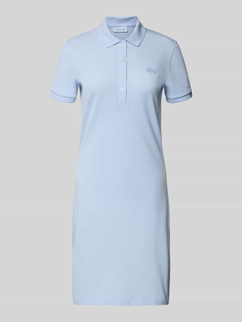 Sukienka polo z mieszanki bawełny, krój slim fit