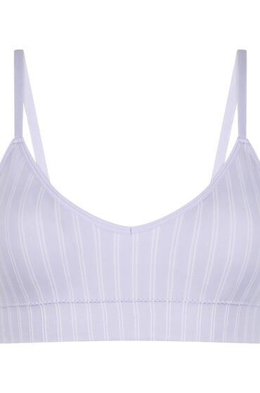 Hunkemöller Trójkątny biustonosz bralette Dide Fioletowy