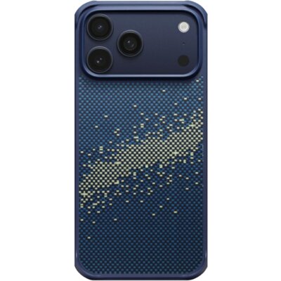 Etui PITAKA StarPeak Aramid ProGuard MagSafe do Apple iPhone 17 Pro Milky Way Galaxy