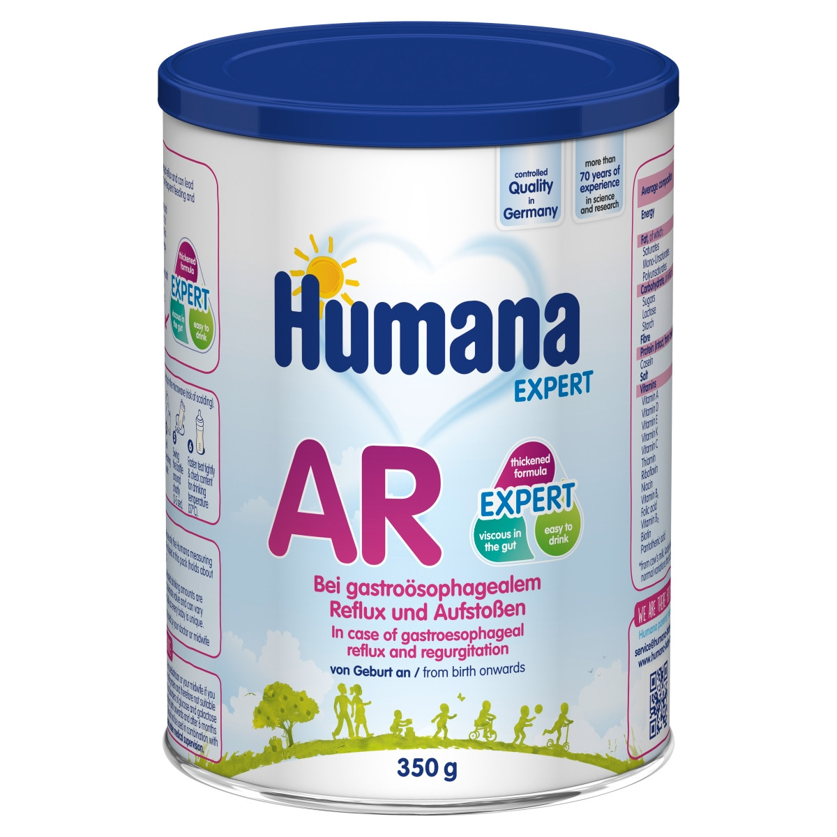 Humana Expert AR Żywność specjalnego przeznaczenia medycznego po 6. miesiącu życia 350 g