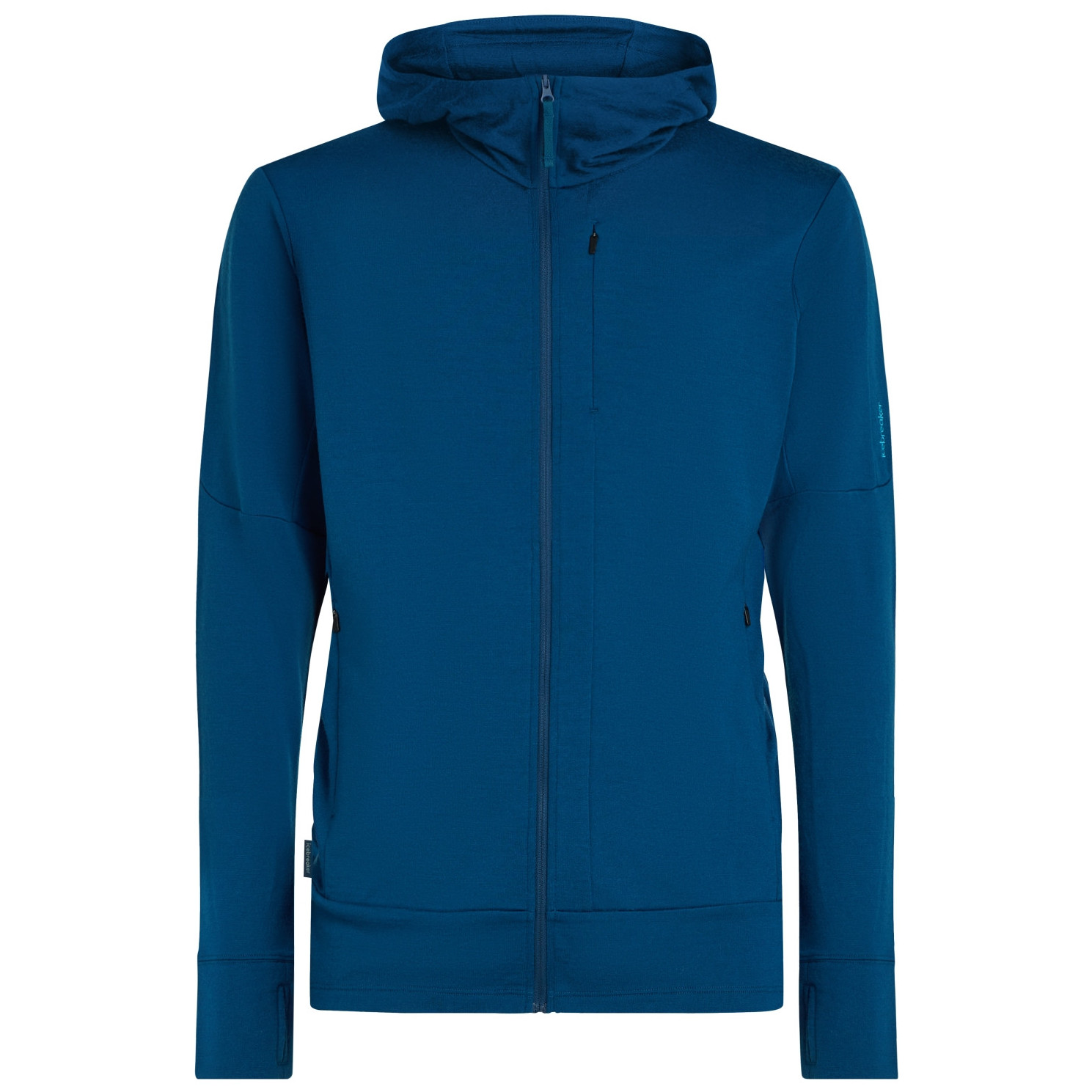 Męska bluza Icebreaker M Mer 260 Quantum IV LS Zip Hoodie Rozmiar: M / Kolor: niebieski