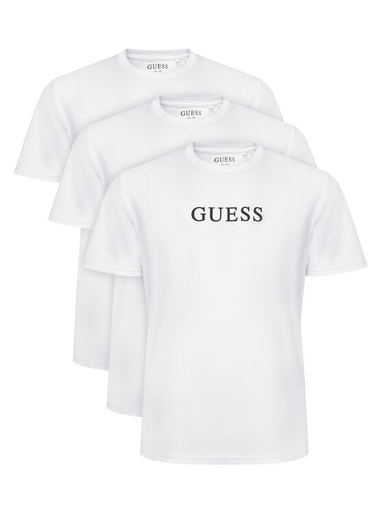 Guess Komplet t-shirtów U6GG04 KCAM1 Biały Regular Fit