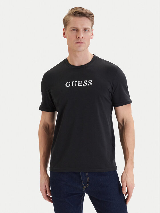 Guess Komplet t-shirtów U6GG04 KCAM1 Czarny Regular Fit