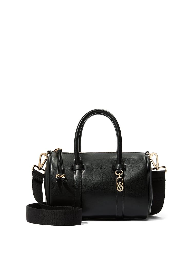 Black Nappa Mini torba crossbody