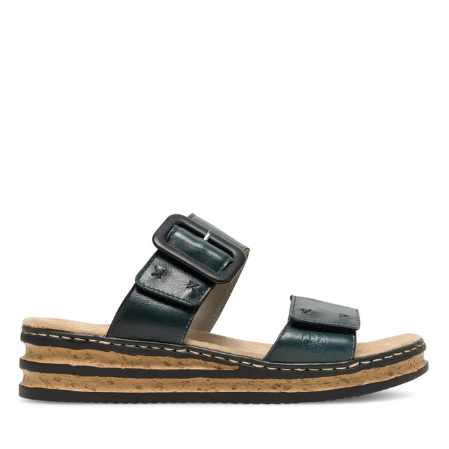 Klapki Rieker 62954-12 Granatowy