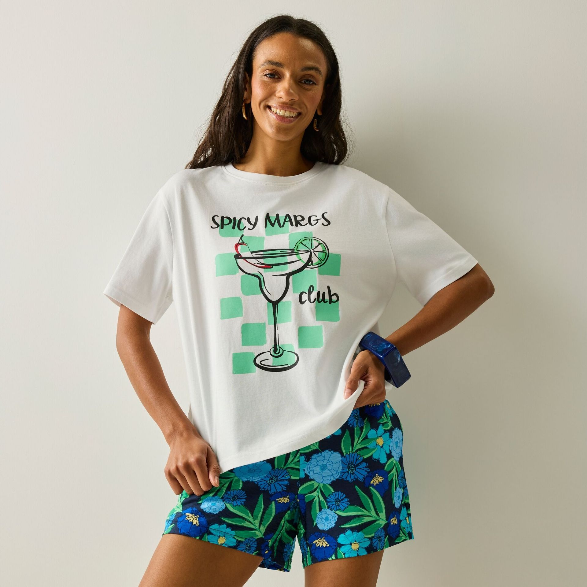 Regatta Life Koszulka damska Baska White Spicy Margs, Cotton, Rozmiar: 8