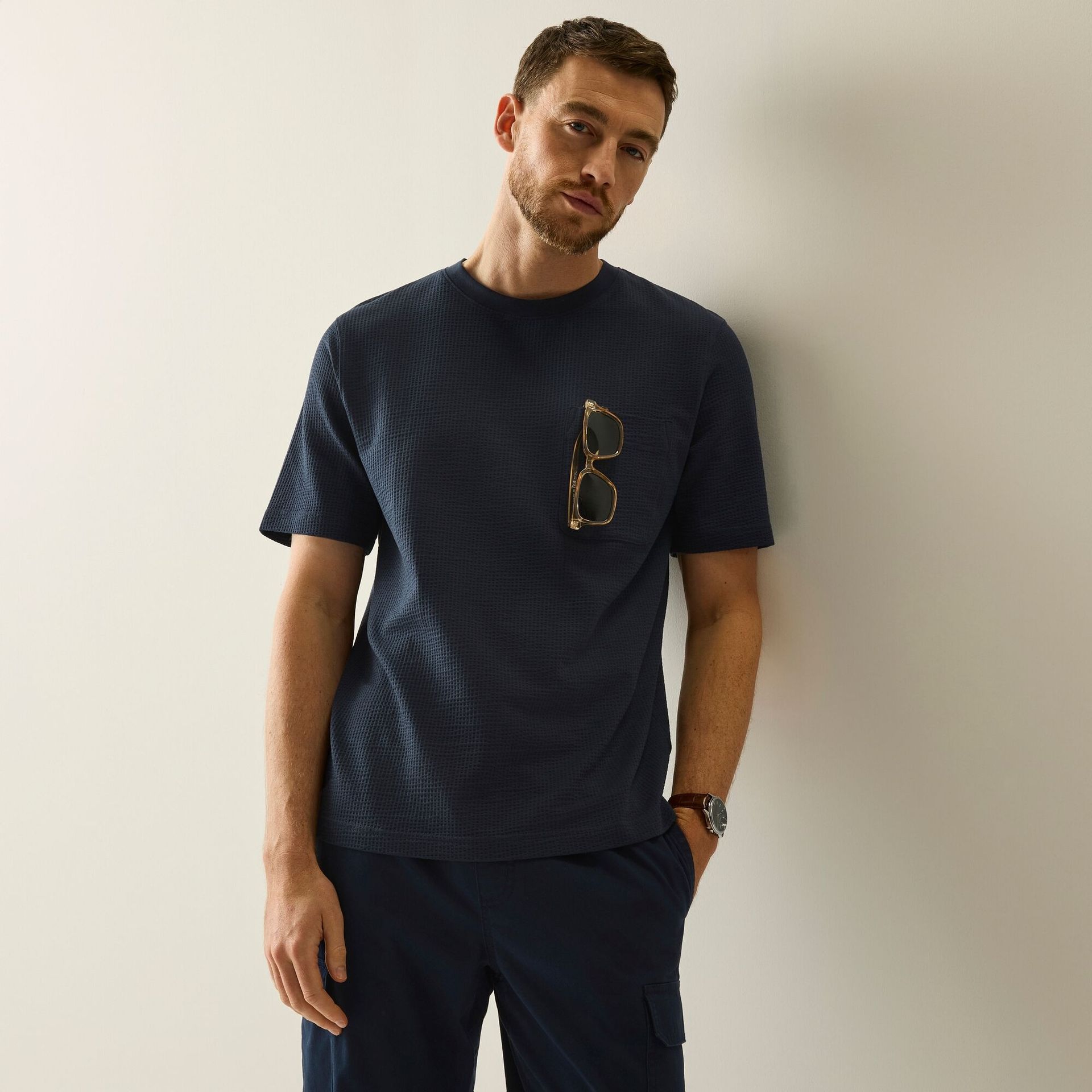 Regatta Life Koszulka męska Teresitos Navy, Cotton, Rozmiar: 4XL