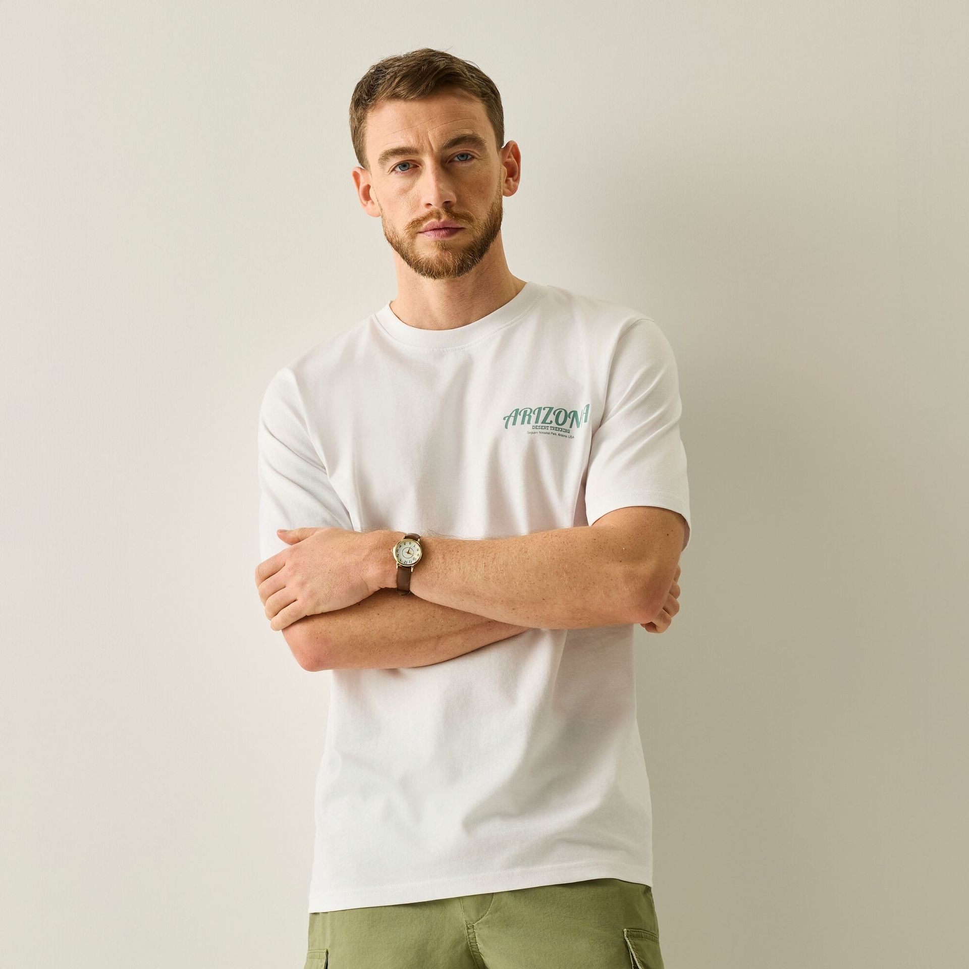 Regatta Life Koszulka męska Safi White, Cotton, Rozmiar: 4XL