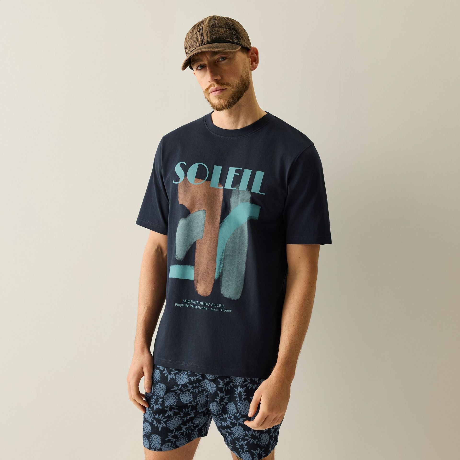 Regatta Life Koszulka męska Safi Navy, Cotton, Rozmiar: 5XL