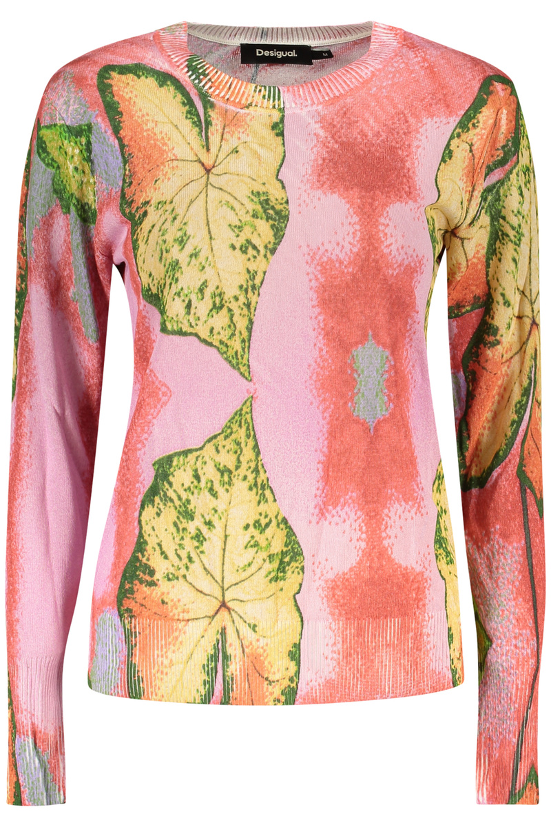 Różowy sweter damski Desigual