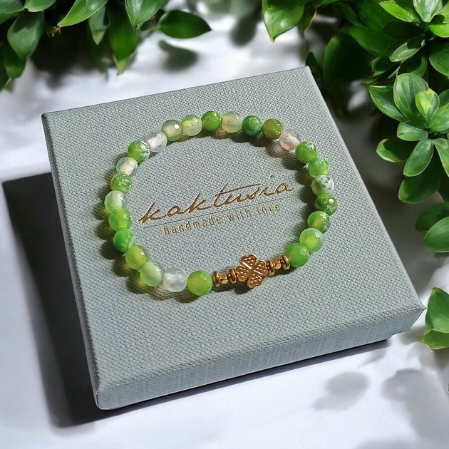 Na szczęście :: agat i czterolistna koniczynka