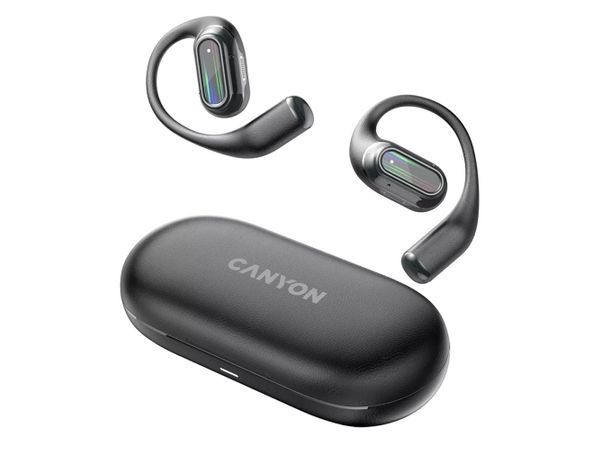 CANYON Słuchawki powietrzne OnFlow 12 OWS ENC Czarne CNS-TWS12BK
