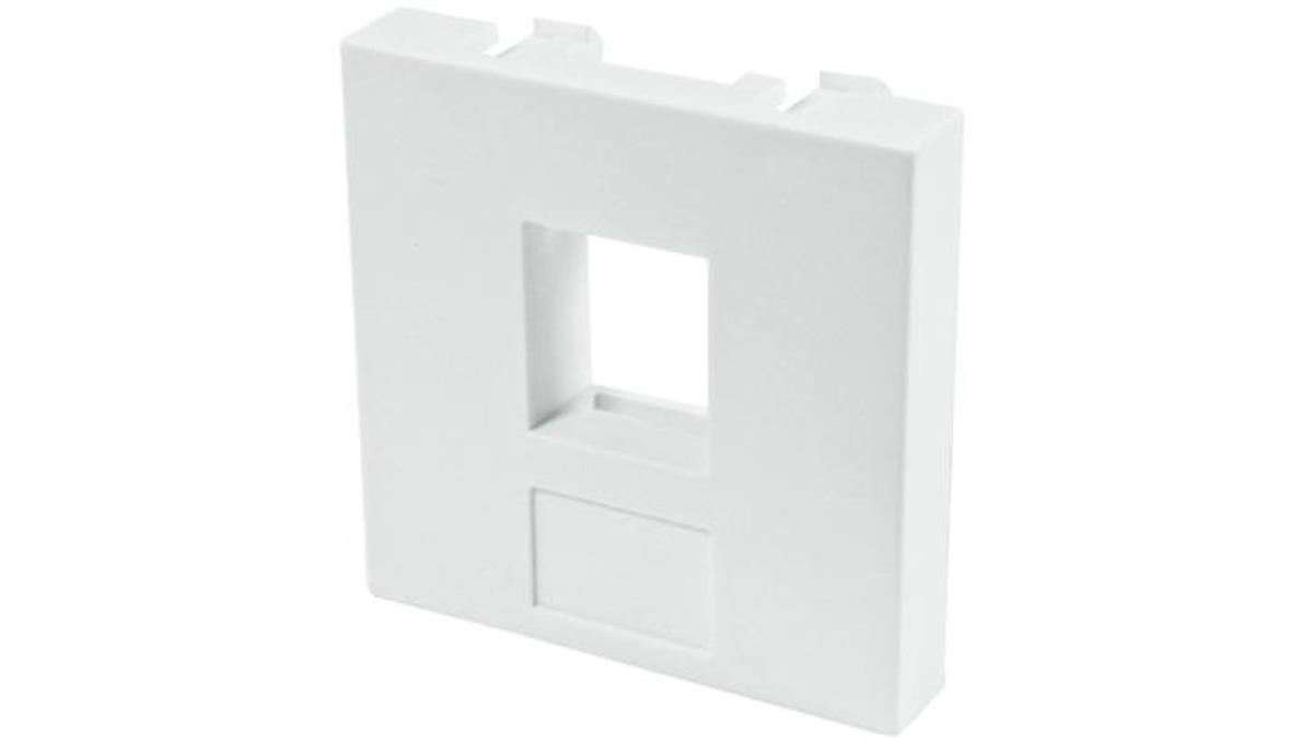 Adapter keystone pojedynczy 2M 45x45 biały Mediabox