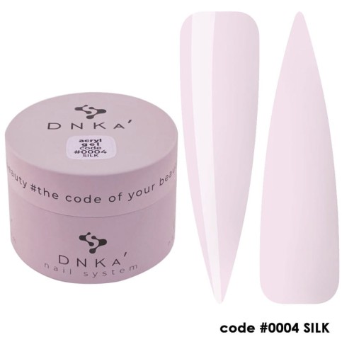 DNKa Żel Akrylowy Acryl Gel Silk 30ml delikatny różowy do przedłużania paznokci