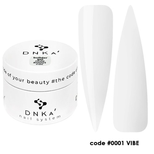 DNKa Builder Gel New Formula, 30 ml - kolor #0001 Vibe