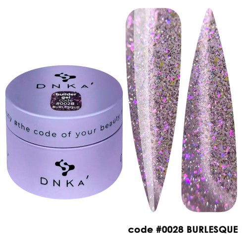 DNKa Builder Gel New Formula, 30 ml - kolor #0028 Burlesque