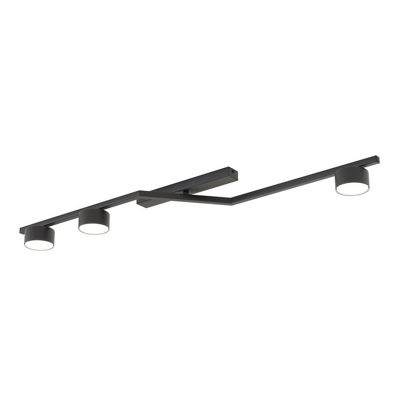 Lampa wisząca SKAN czarna 3xGX53x10W metal wym:20x100x32cm IP20 Emibig