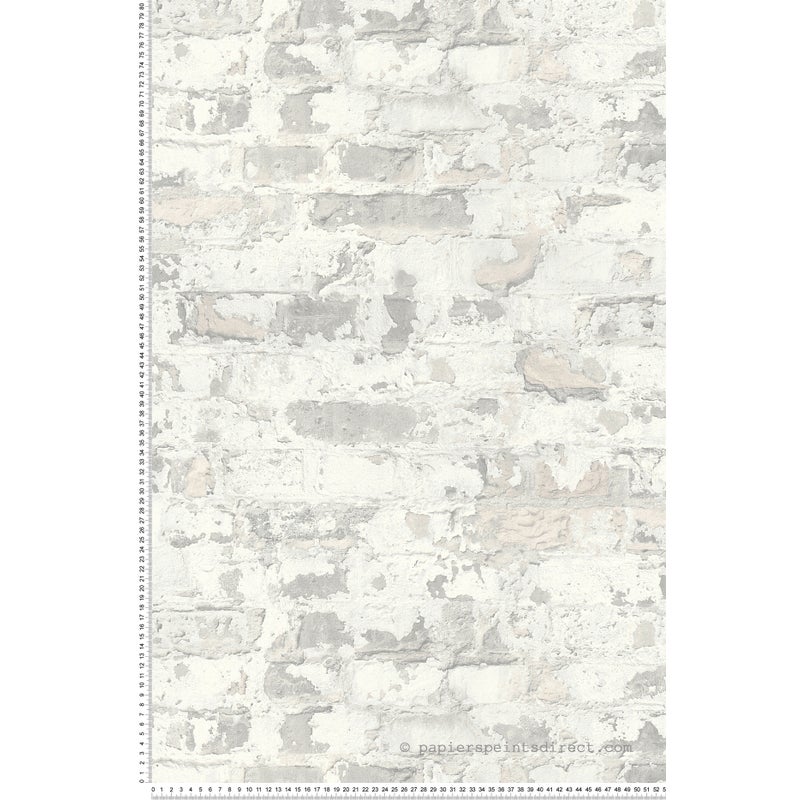 Tapeta kamień szarymIbiałym - 53 cm x 10.05 m - A.S. CRÉATION