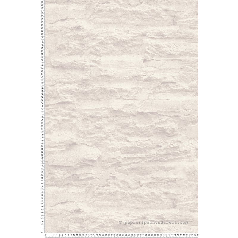 Tapeta kamień kremowymIbiałym - 53 cm x 10.05 m - A.S. CRÉATION