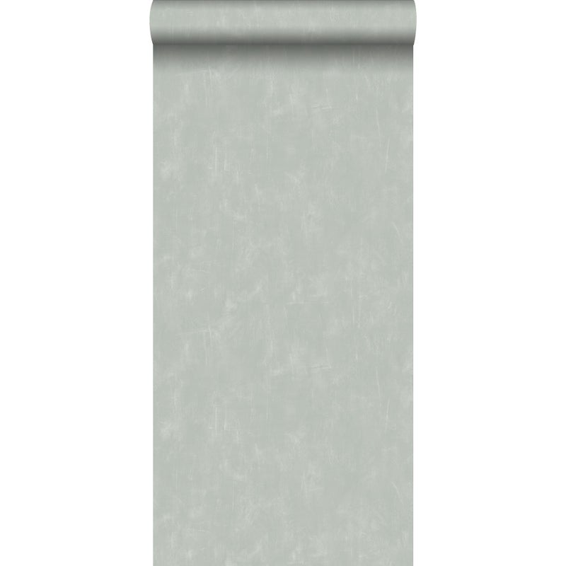 Tapeta efekt farby kredowej szarym - 53 cm x 10.05 m - ESTAHOME