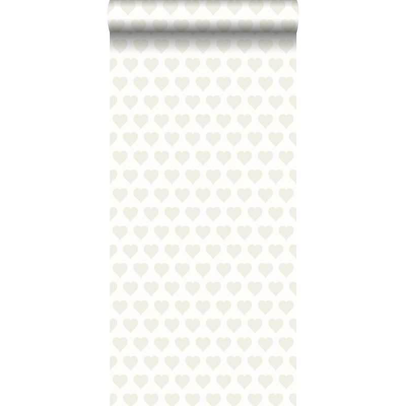 Tapeta kiery białymIsrebrnym - 53 cm x 10.05 m - ESTAHOME